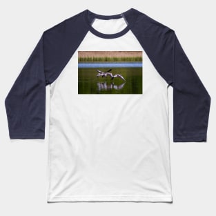 Greylag Geese in flight Baseball T-Shirt